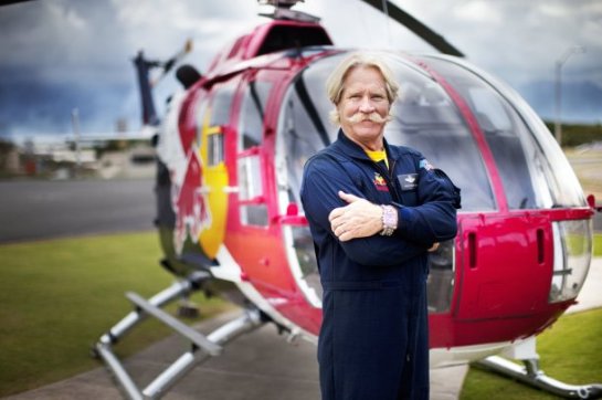 Chuck Aaron aerobatic helicopter pilot
