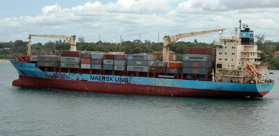 The real container ship Maersk Alabama.
